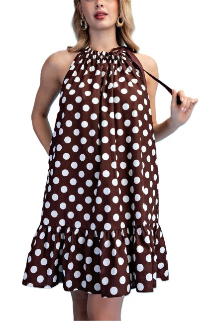 Polka-dot Mini Dress