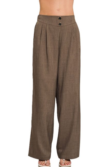 Two Button Dress Pants With Lining