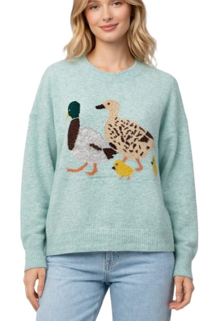 Duck Family Knit Sweater