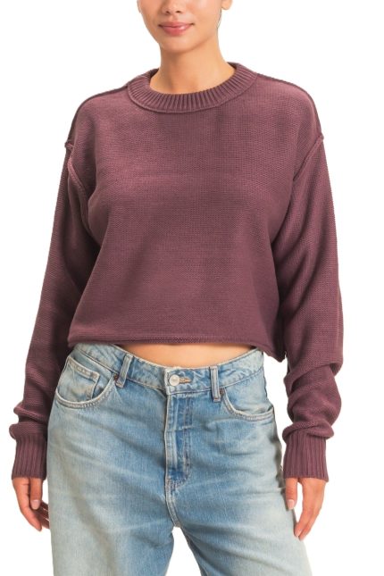 Seam Detail Oversized Sweater