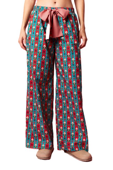 Holiday Toy Soldier Cotton Poplin Pajama Pants