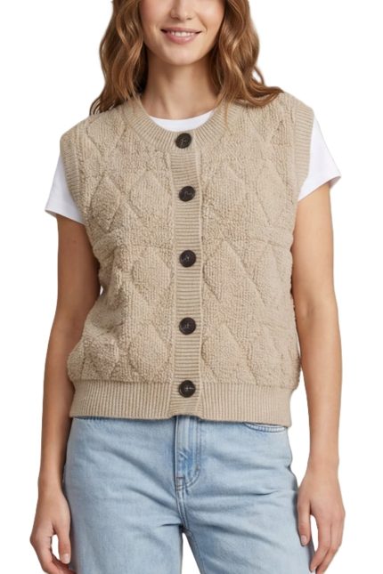 Button Down Sweater Vest