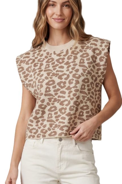 Leopard Patterned Sweater