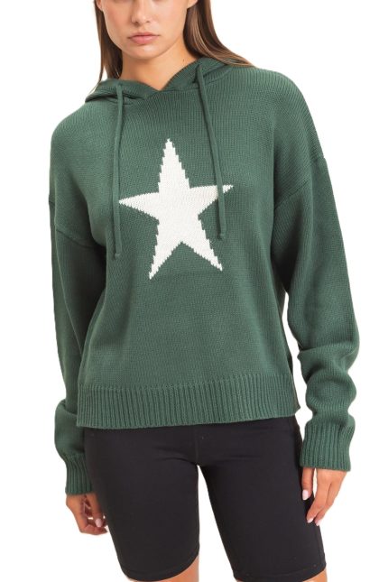 Star Hooded Sweater