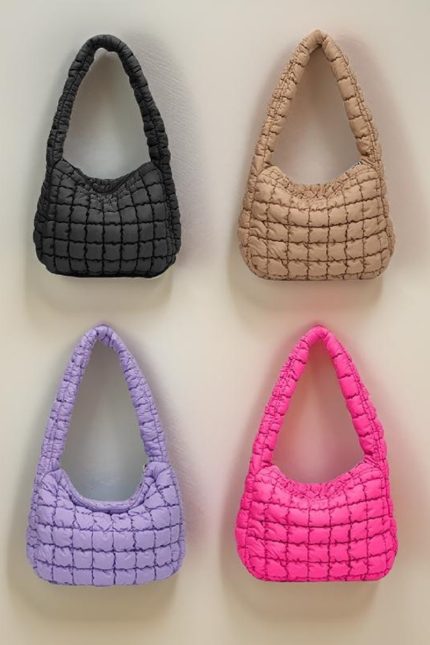 Puff Quilted Crossbody Shoulder Bag