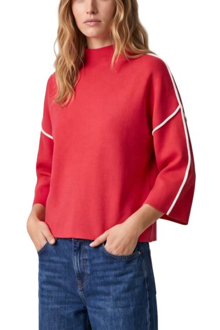 3/4 Sleeve Mock Neck Sweater