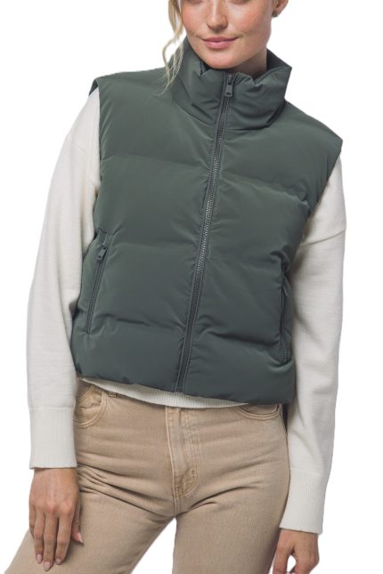 Cropped Fitted Vest