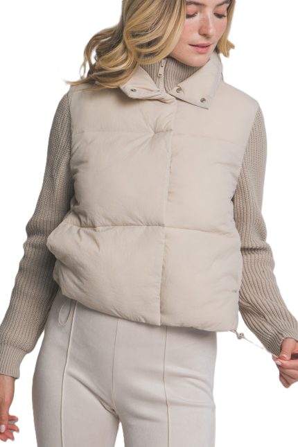 Stand Collar Puffer Jacket
