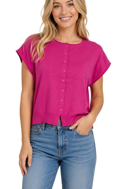 Chic Cropped Cardigan