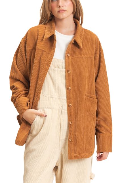 Corduroy Button-up Shirt
