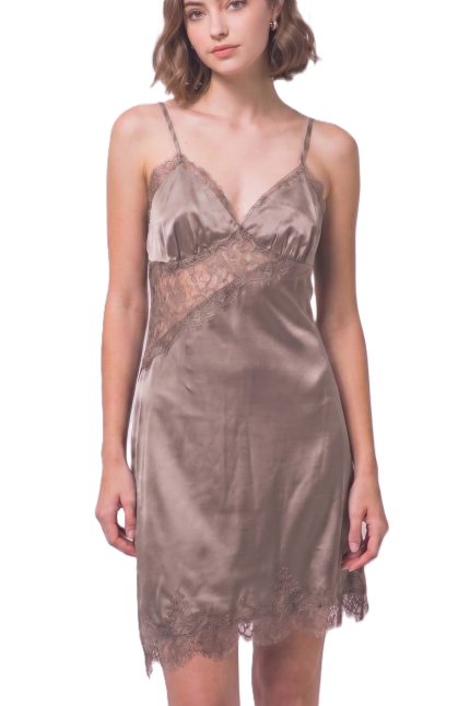Silky Lace Dress