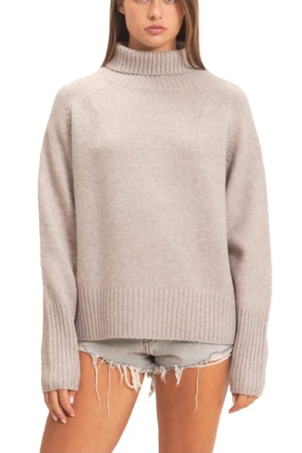 Oversized Turtleneck Sweater