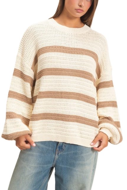 Striped Oversized Sweater