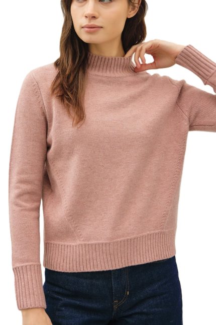 Ultra Soft Mockneck Classic Cut Sweater