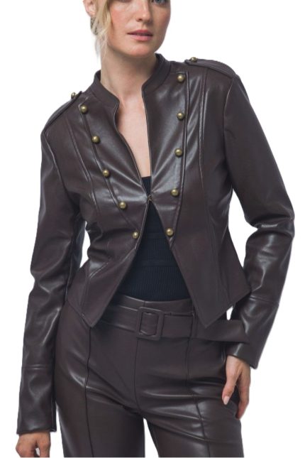 Military Leather Jacket
