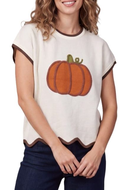 Pumpkin Sweater Top