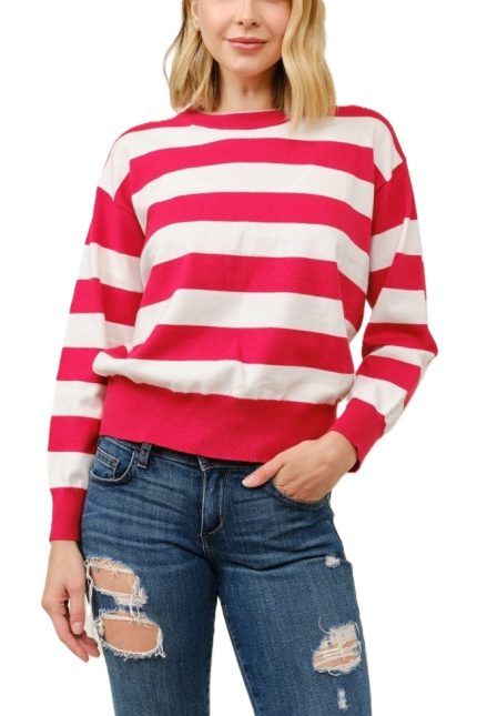 Striped Crewneck Sweater