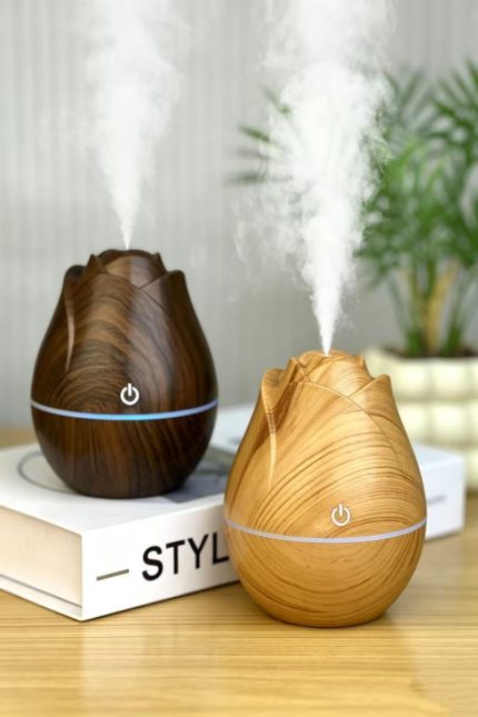 Rose Wood Grain Humidifier Aroma Diffuser