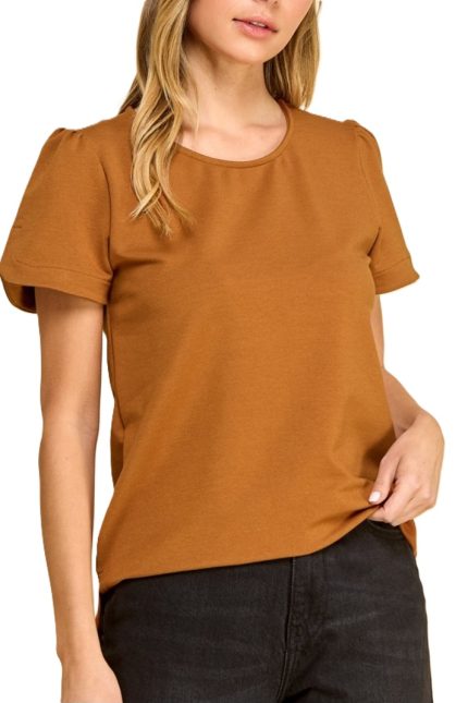 Knit Side Slit Top
