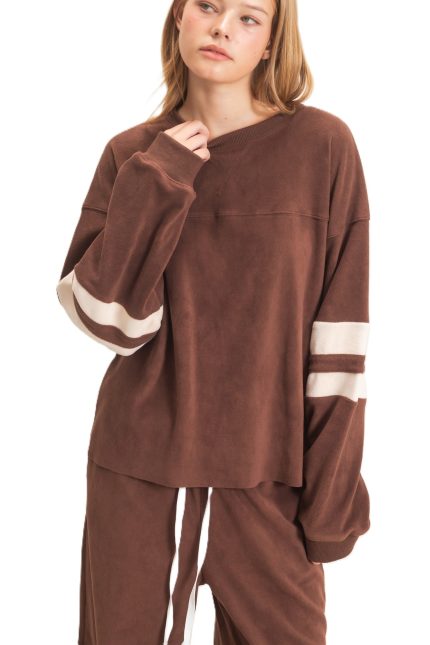 Crew Neck Long Sleeve Sweatshirt