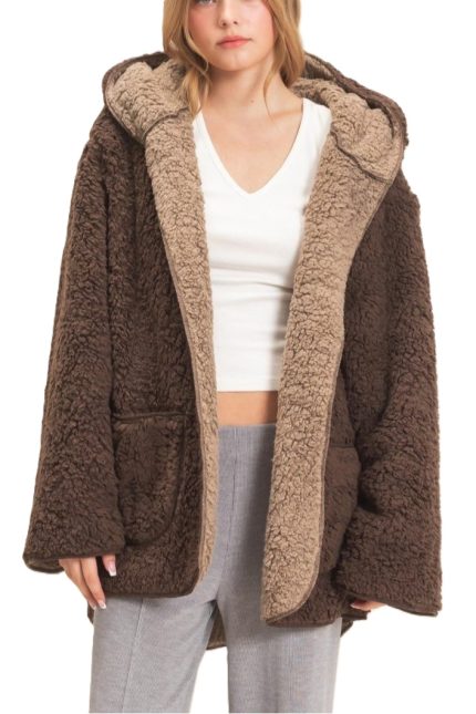 Hooded Sherpa Jacket