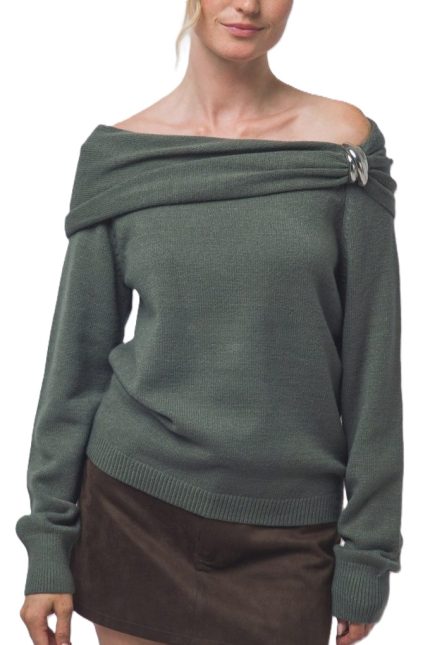 Zara Off-shoulder Knit Top