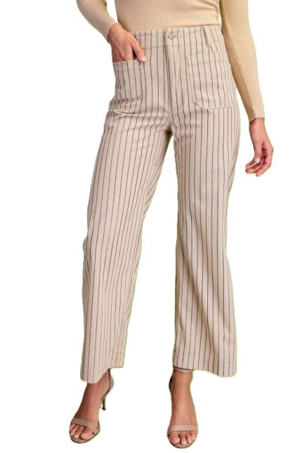 Striped Corduroy Pants