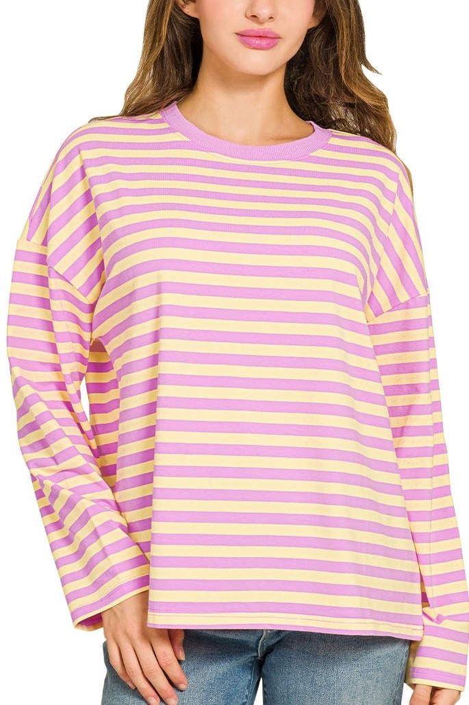 Striped Long Sleeve T-shirts