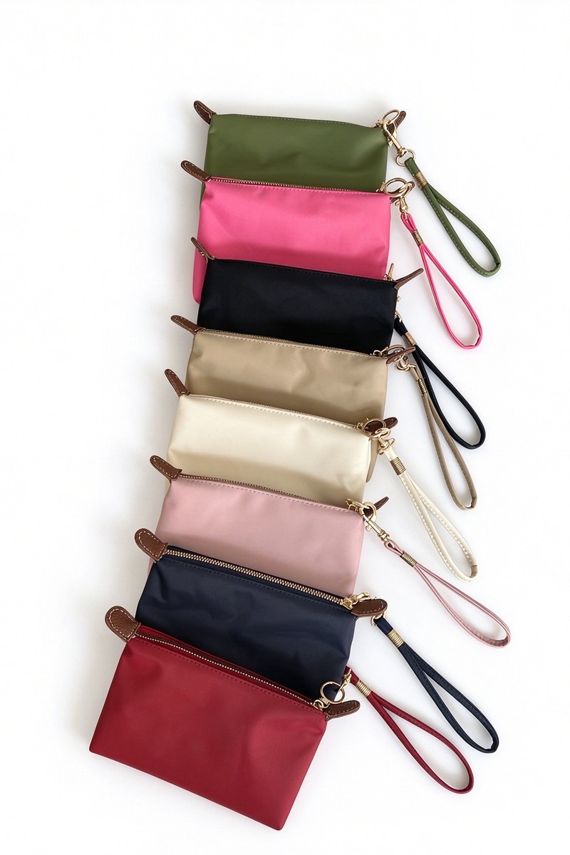 Monogrammable Cosmetic Clutch Bag