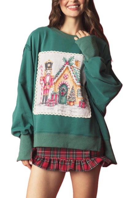 Nutcracker And Ginger House Frame Sweatshirt